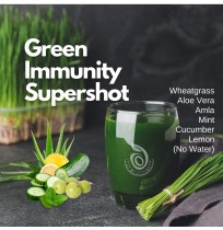 *Green Immunity Supershot  (Cold-Pressed, 220ml, Satva Farm)